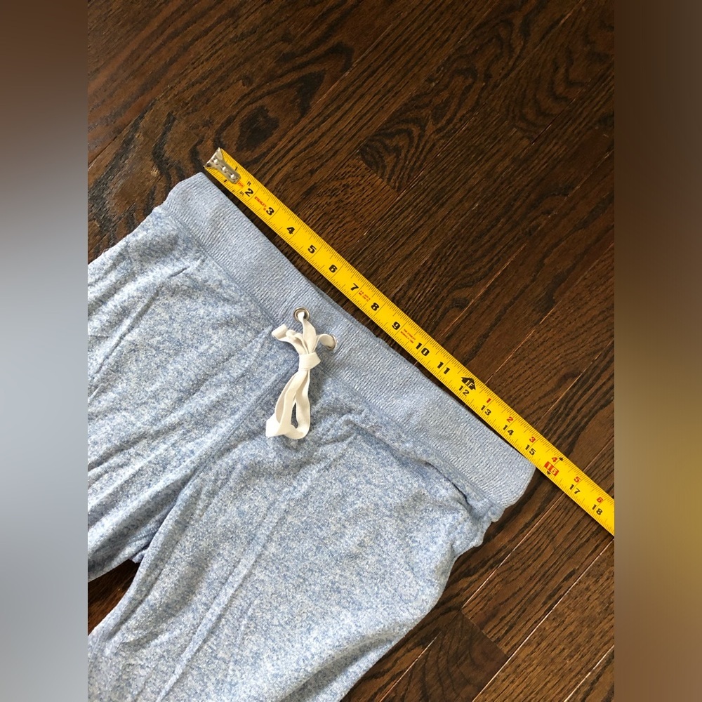 J. Crew Women’s M Heathered Light Blue Mid-Rise Sweatpants Pants - Picture 6 of 12
